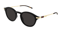 Occhiali da sole Gucci Uomo GG1890S001 BLACK GOLD GREY48 - GG1890S001 BLACK GOLD GREY48
